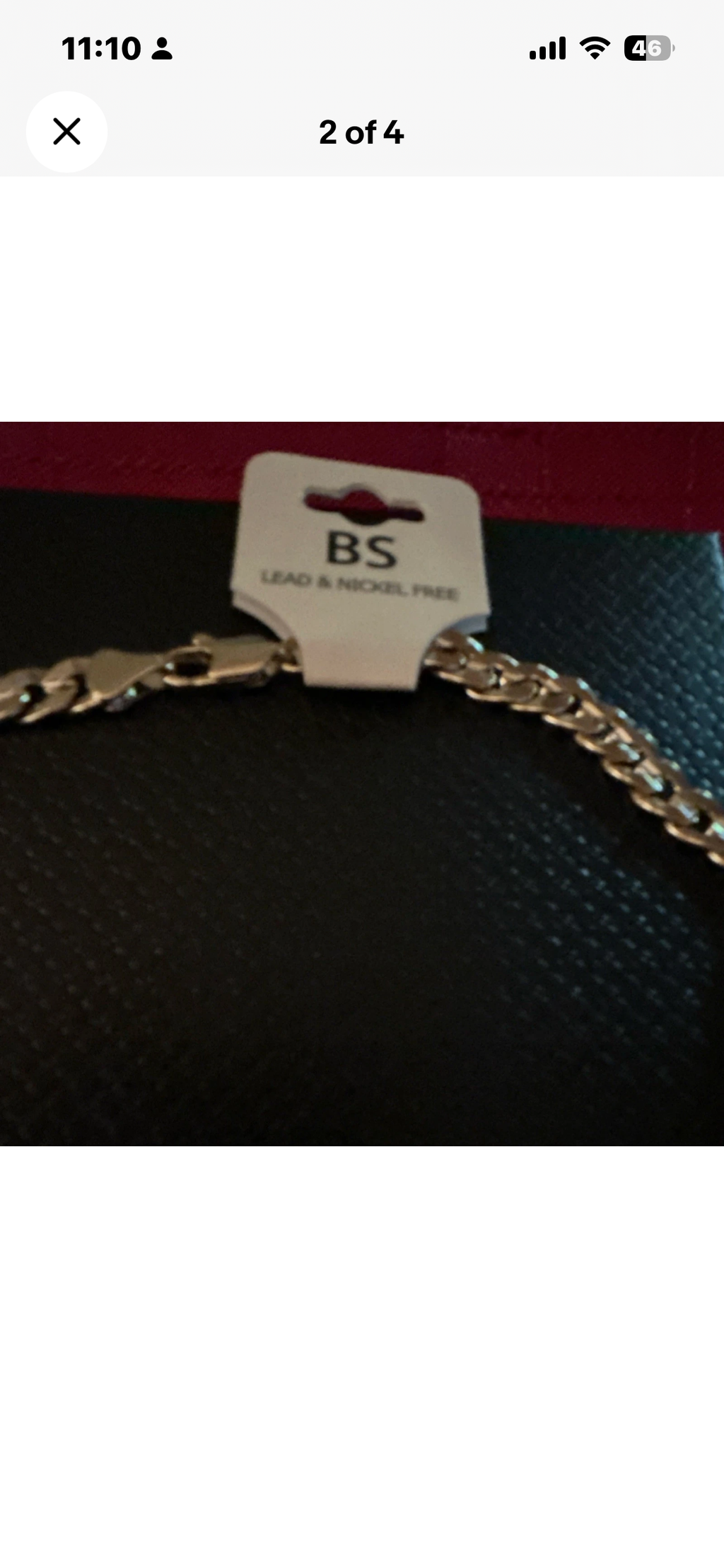 BS Gold Curb Link Chain Ankle Bracelet, Lead & Nickel Free,
Lobster Closure