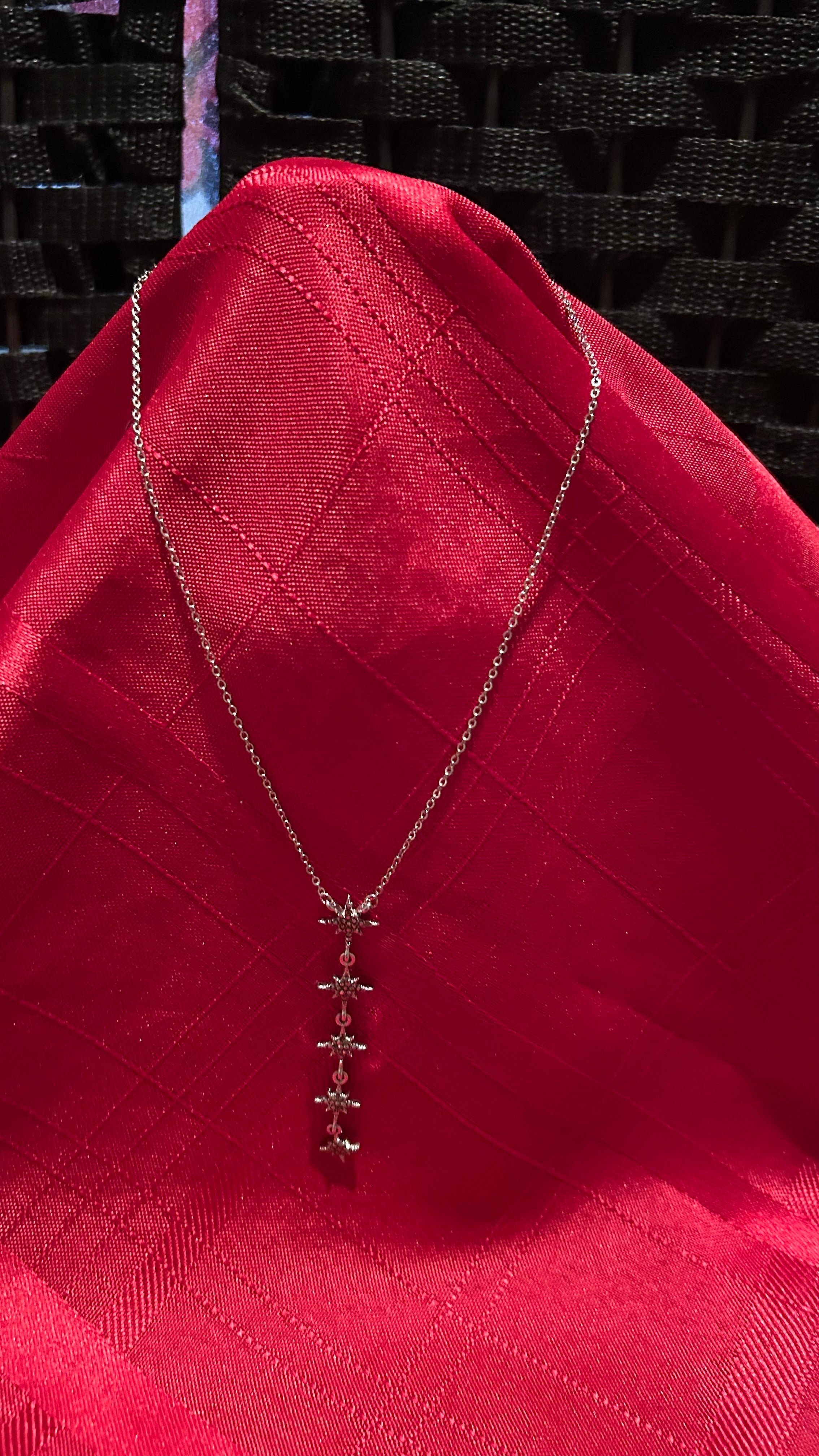 celestial-themed Y-chain necklace
