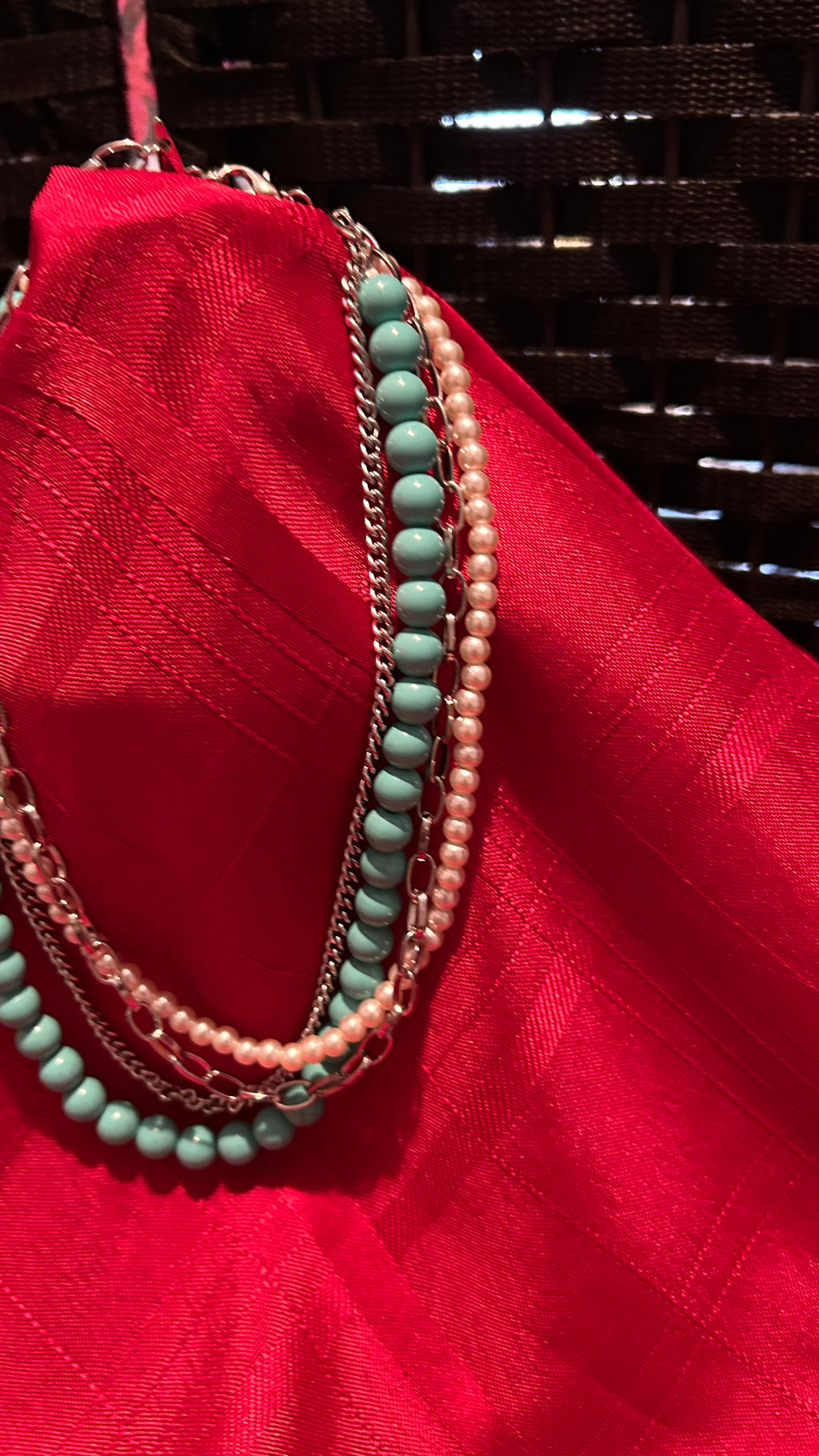 multi-strand layered necklace