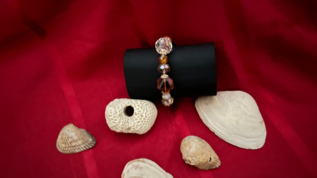 multi-bead stretch bracelet