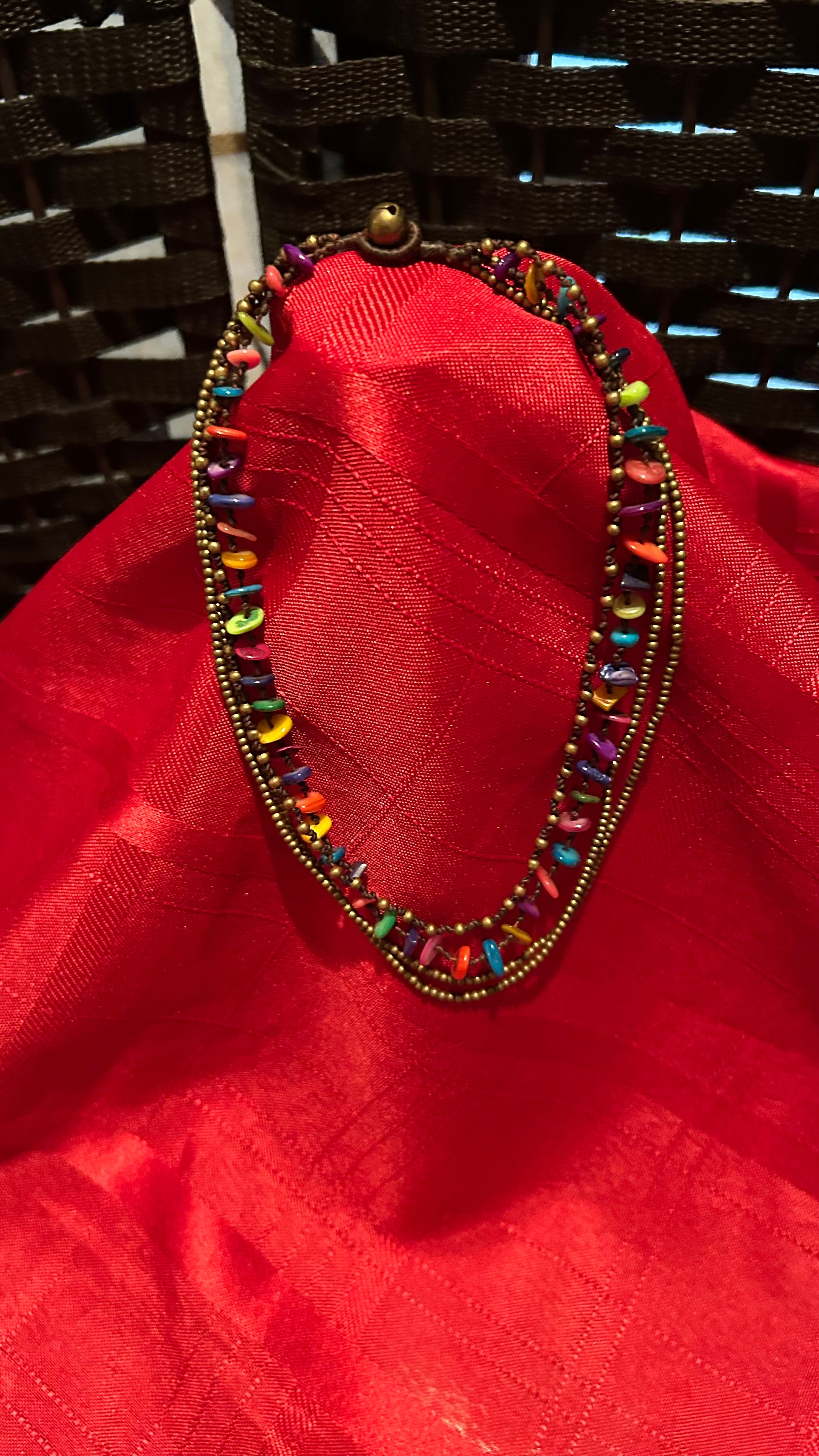 Handmadebohemian-style necklace
