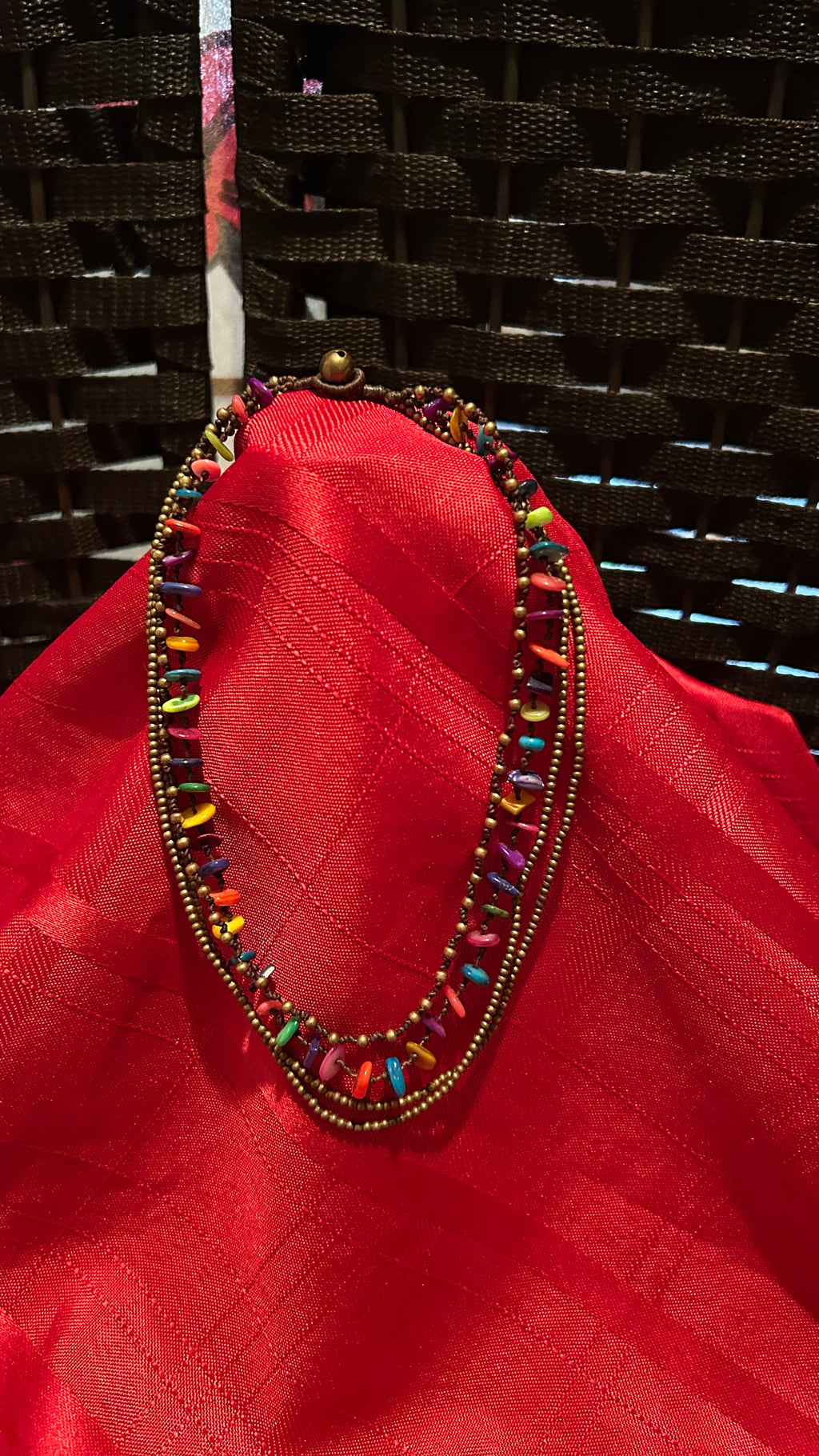 Handmadebohemian-style necklace