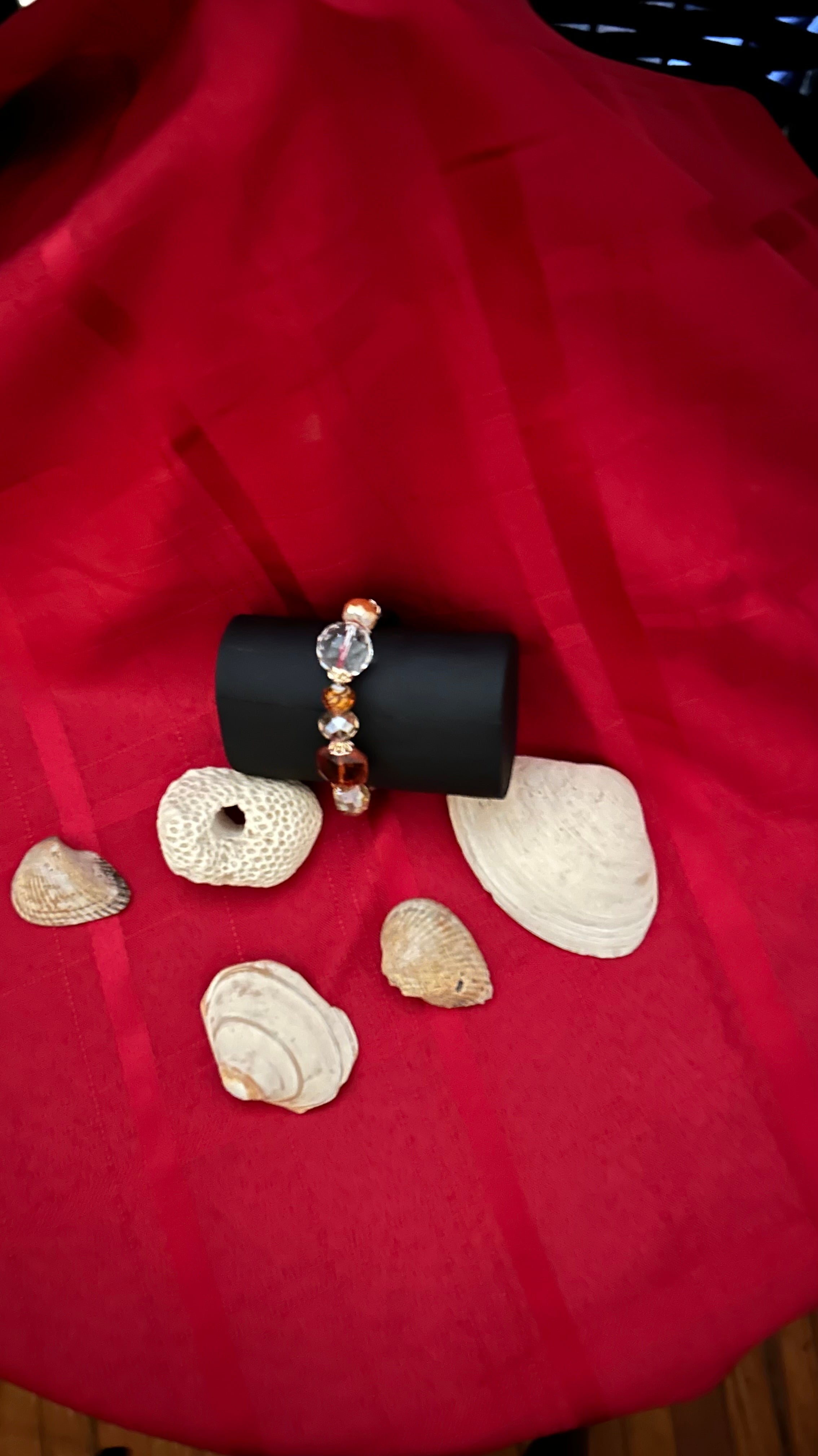 multi-bead stretch bracelet