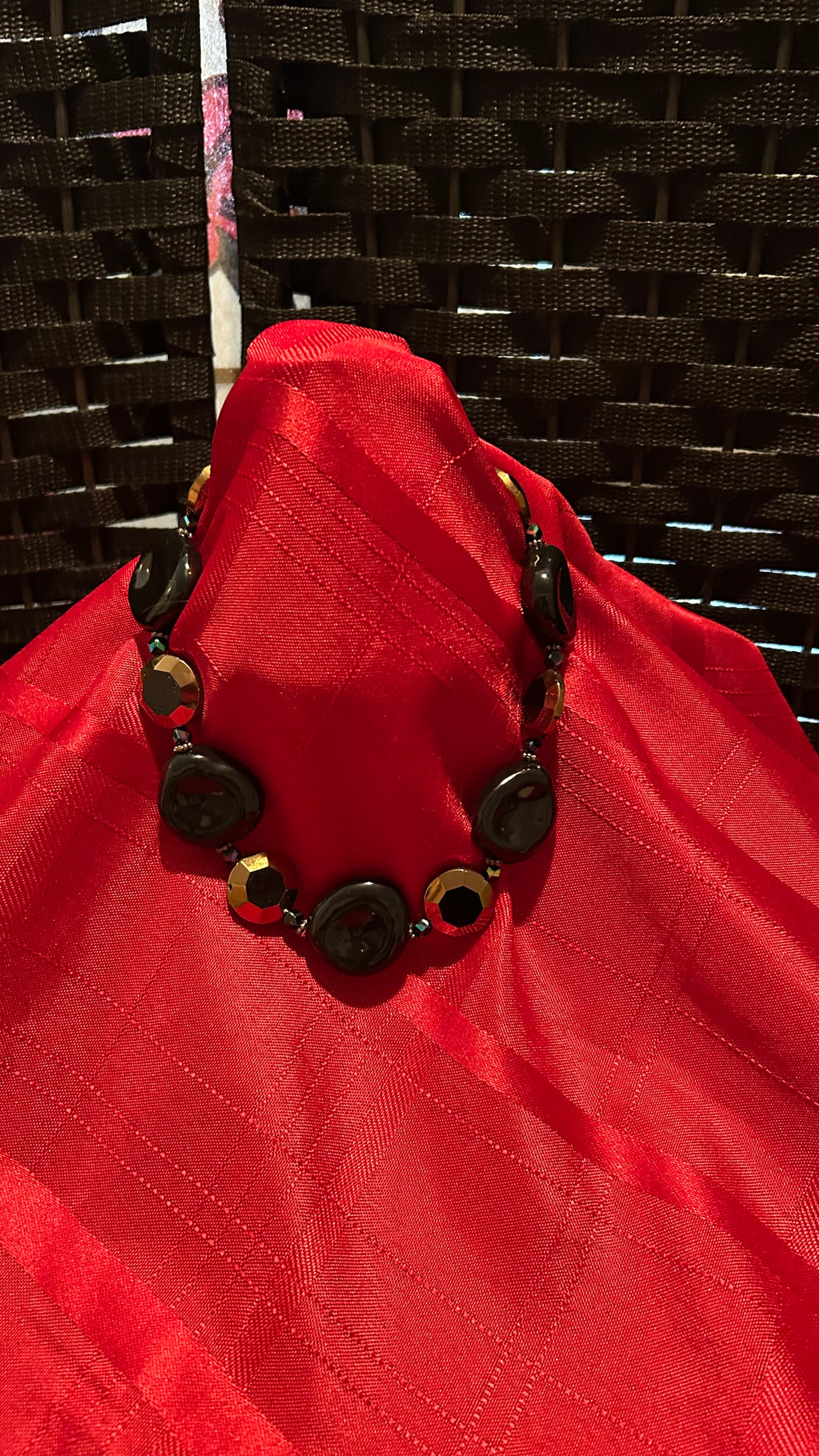 beaded statement piece