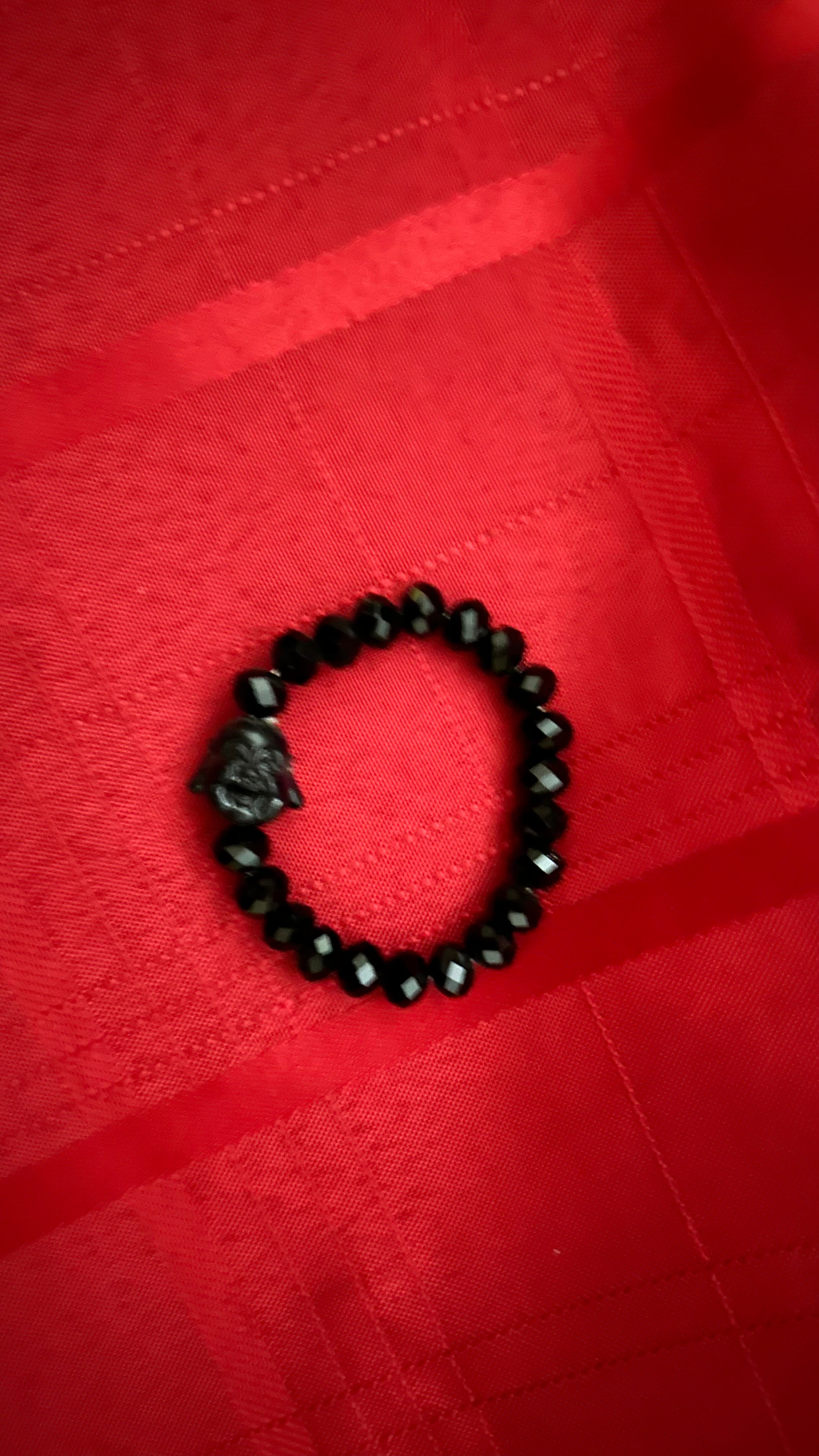 Black Obsidian
Laughing Buddha Bracelet.