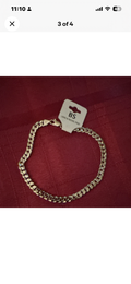 BS Gold Curb Link Chain Ankle Bracelet, Lead & Nickel Free,
Lobster Closure