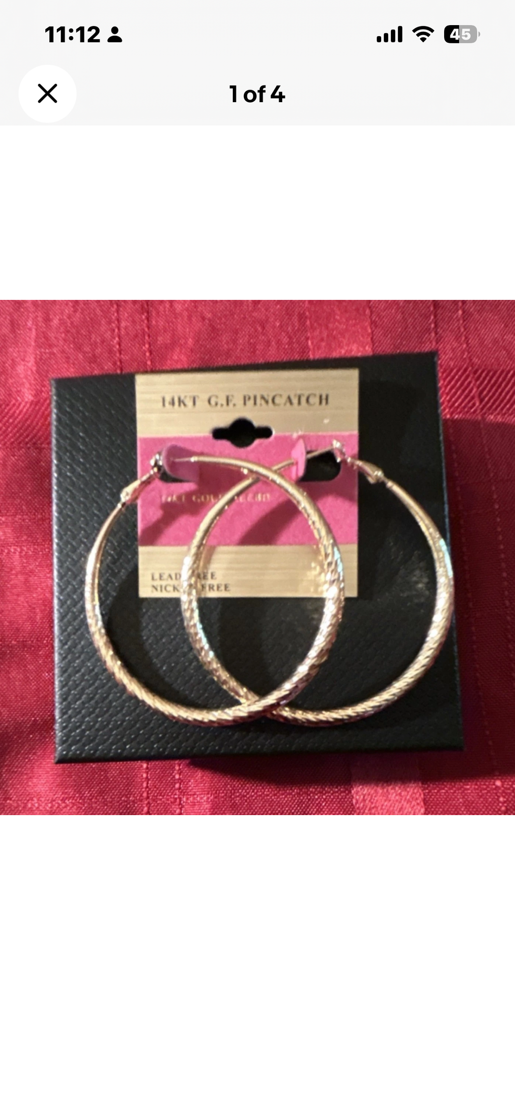 14k Yellow Gold Hoop Earrings
Pincatch Lead-Free Nickel-Free
Round Style
