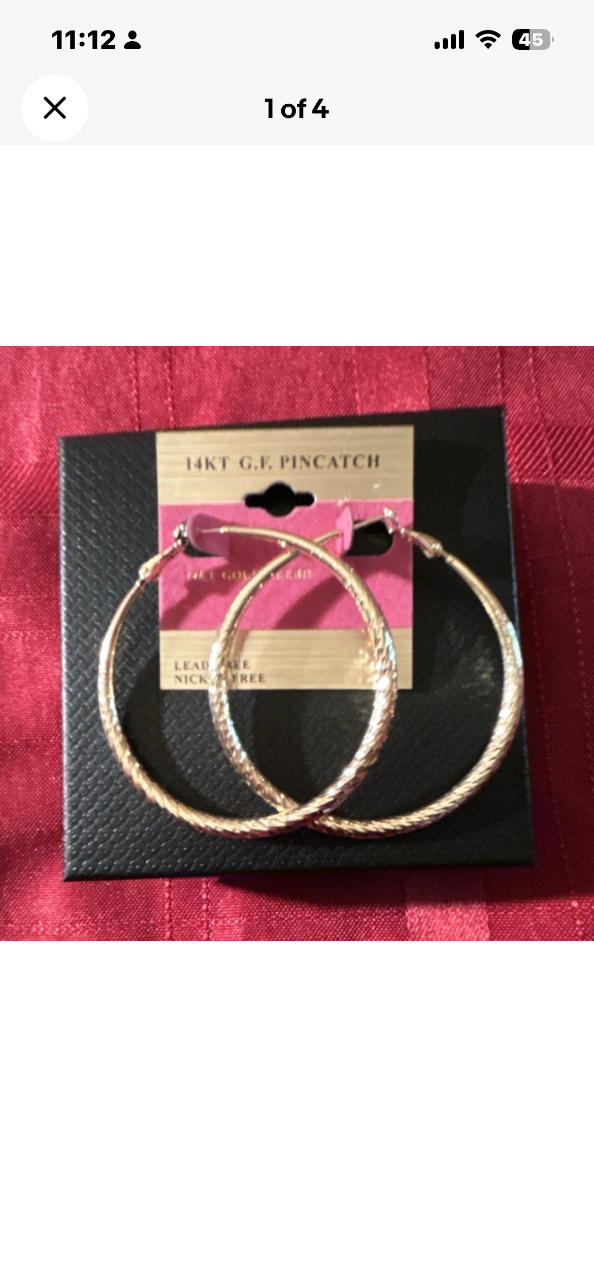 14k Yellow Gold Hoop Earrings
Pincatch Lead-Free Nickel-Free
Round Style