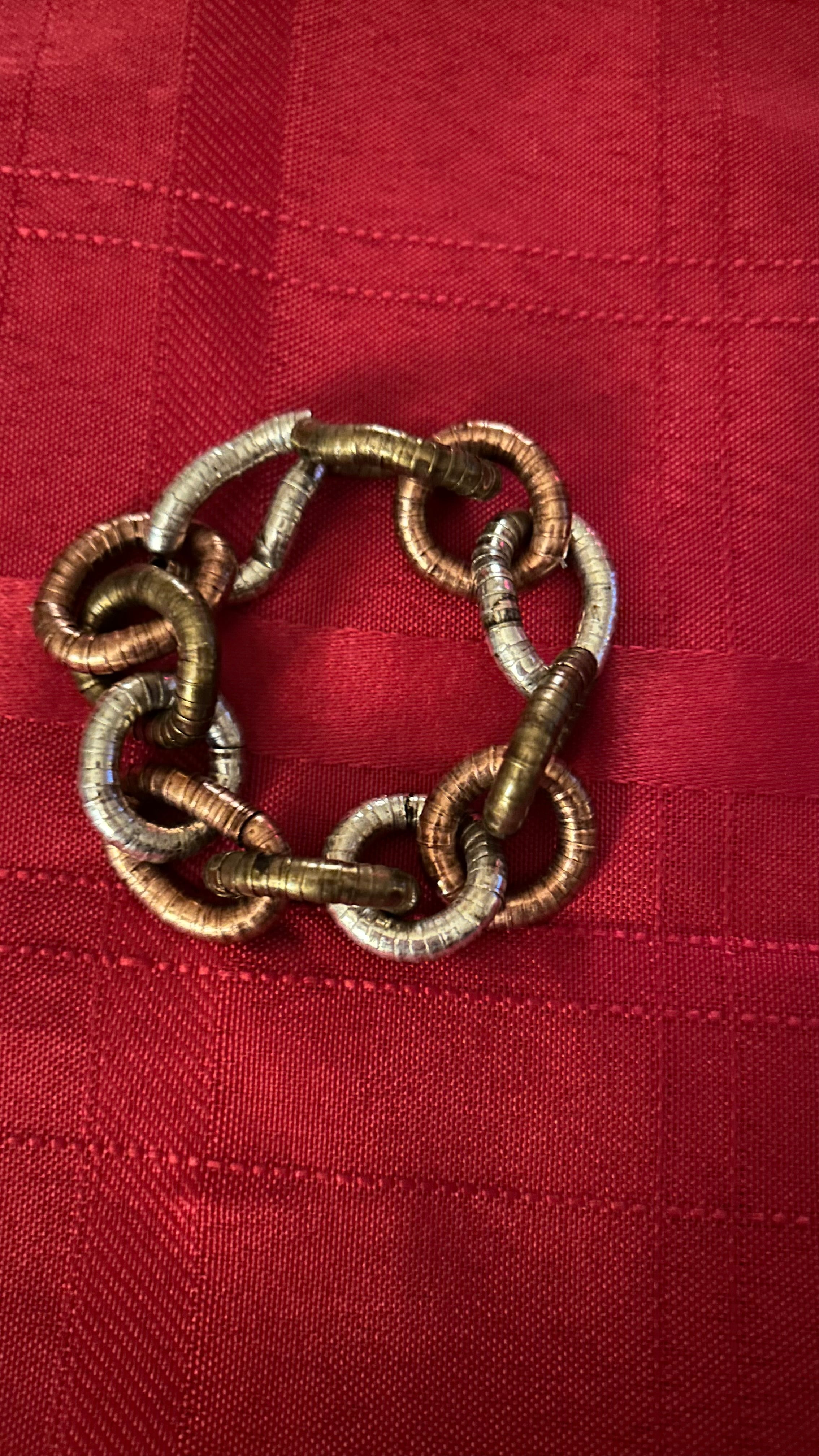 Mixed Metal Link Bracelet