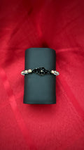 Beaded gemstone and crystal bracelet