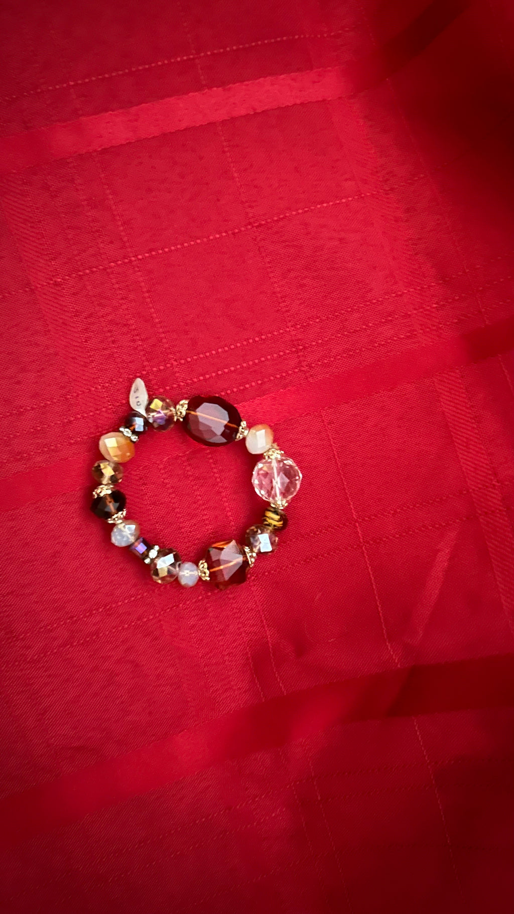 multi-bead stretch bracelet