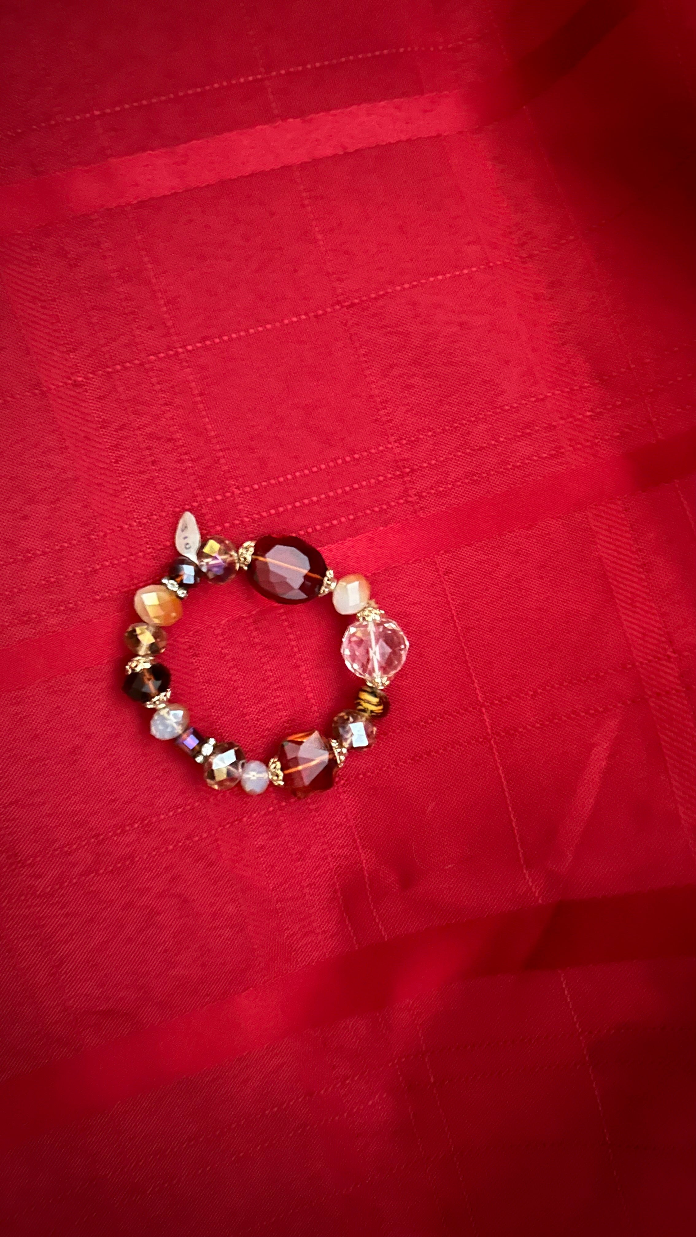 multi-bead stretch bracelet