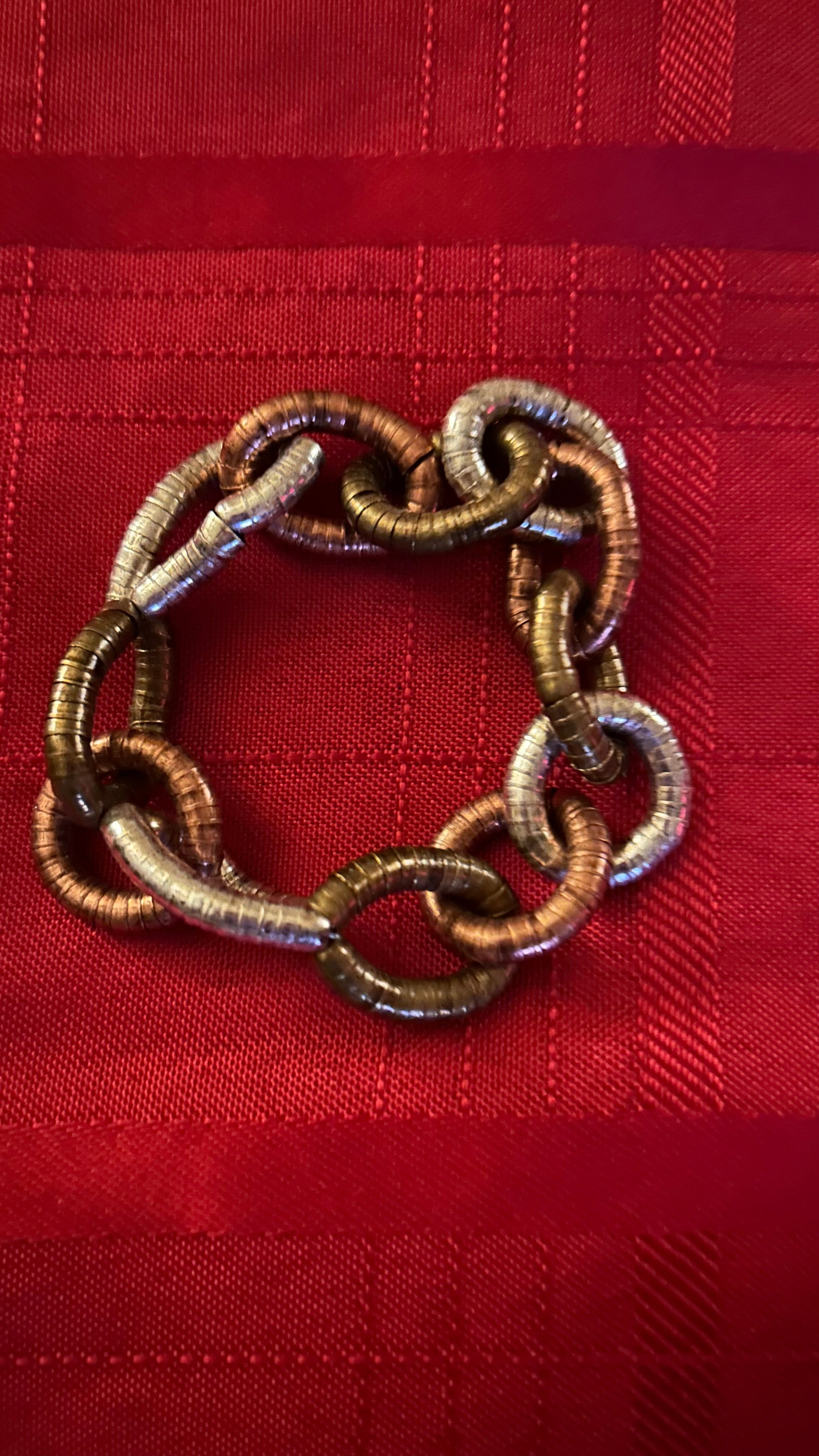 Mixed Metal Link Bracelet