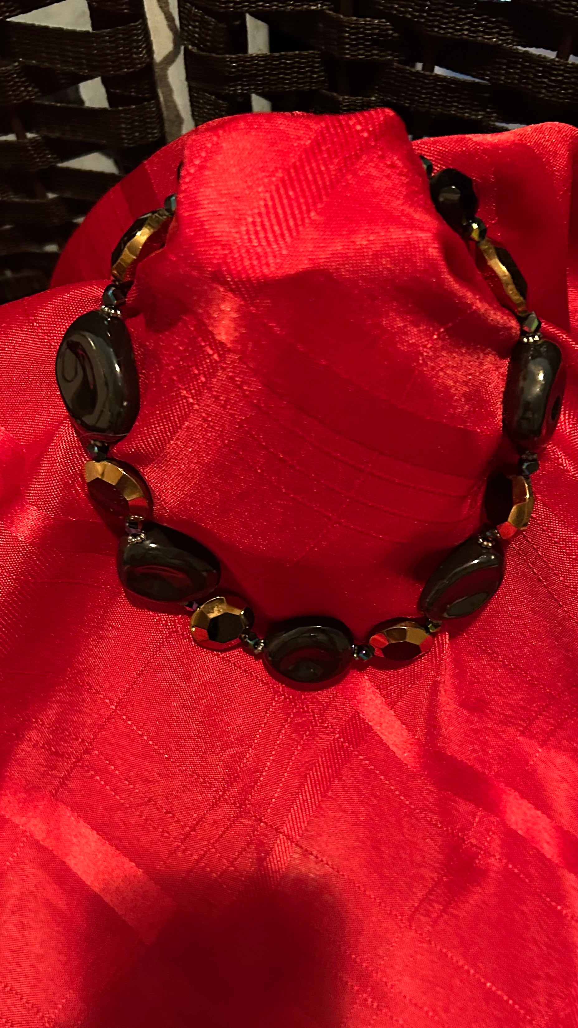 beaded statement piece