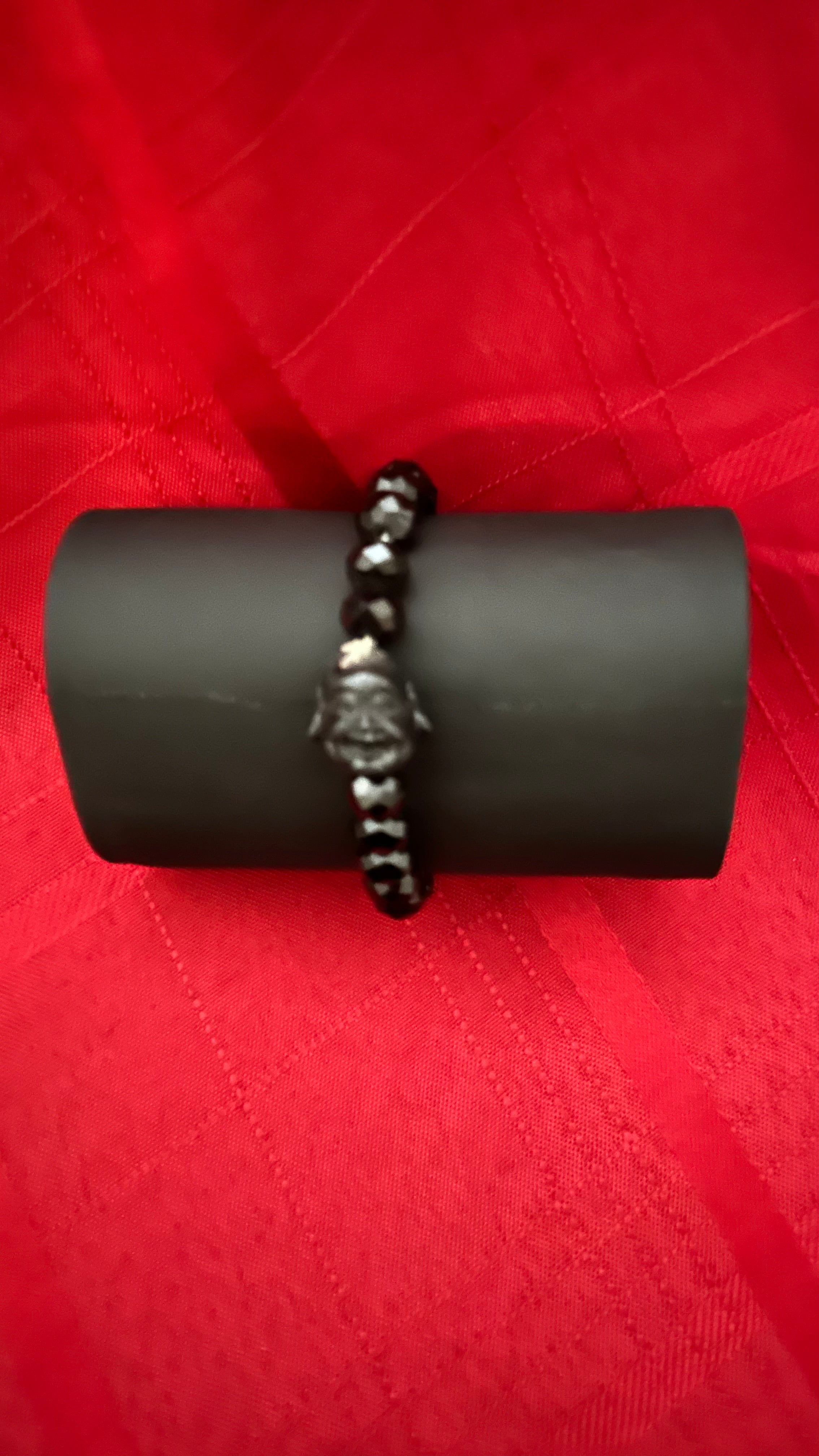 Black Obsidian
Laughing Buddha Bracelet.