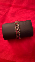 Gold-tone stretch bracelet