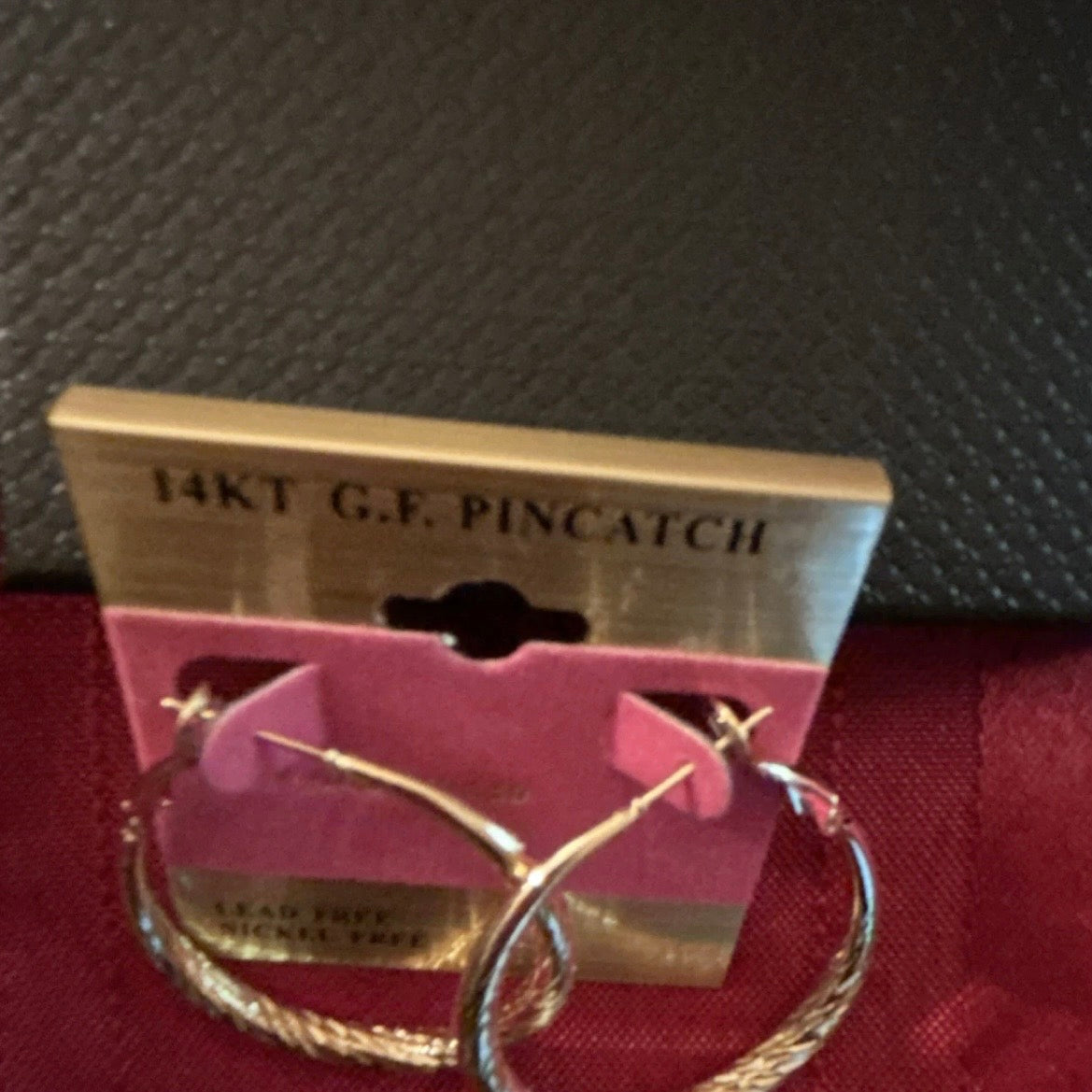 14K Gold Filled Hoop Earrings Pin
Catch Lead-Free Nickel-Free