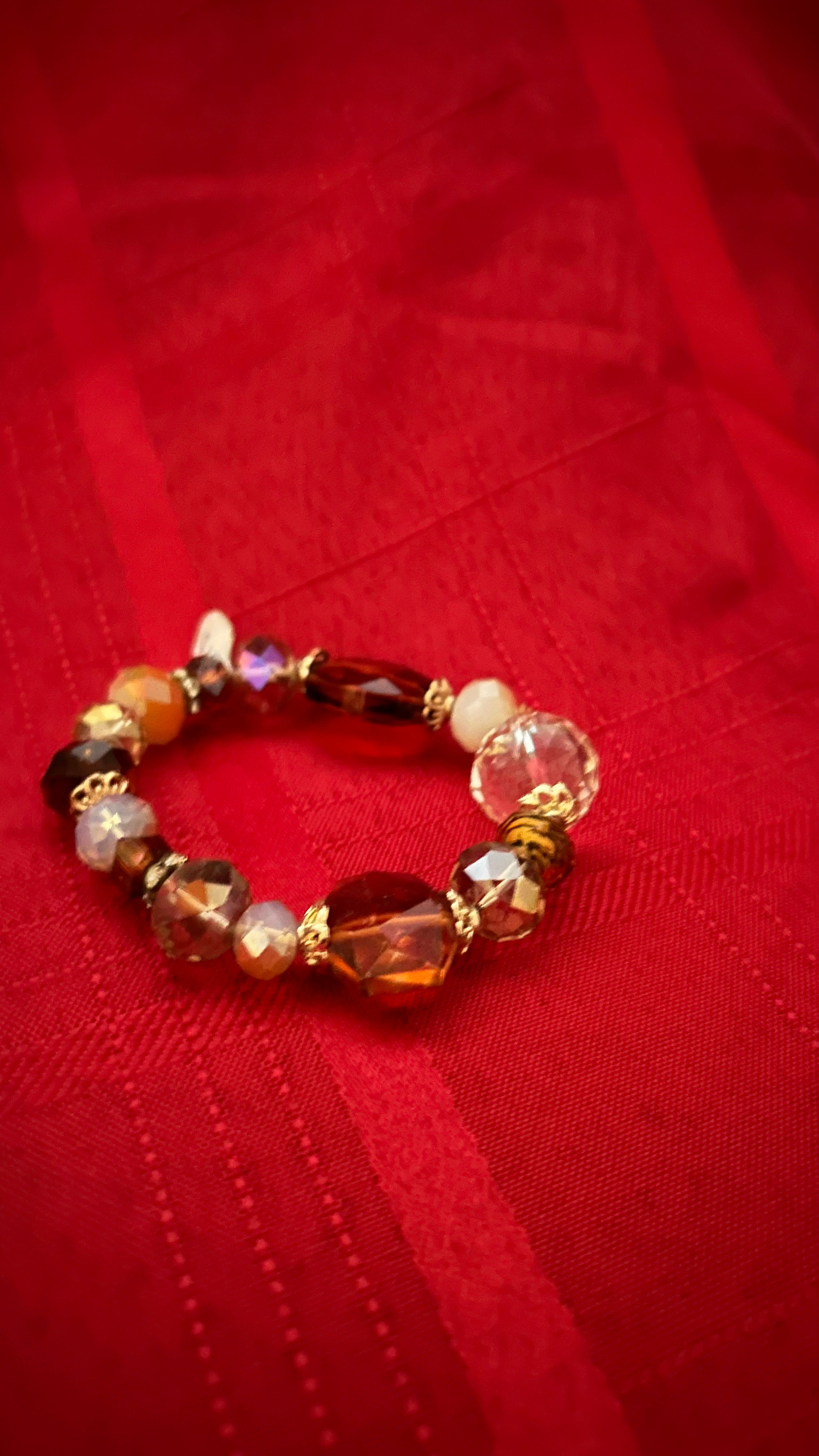 multi-bead stretch bracelet