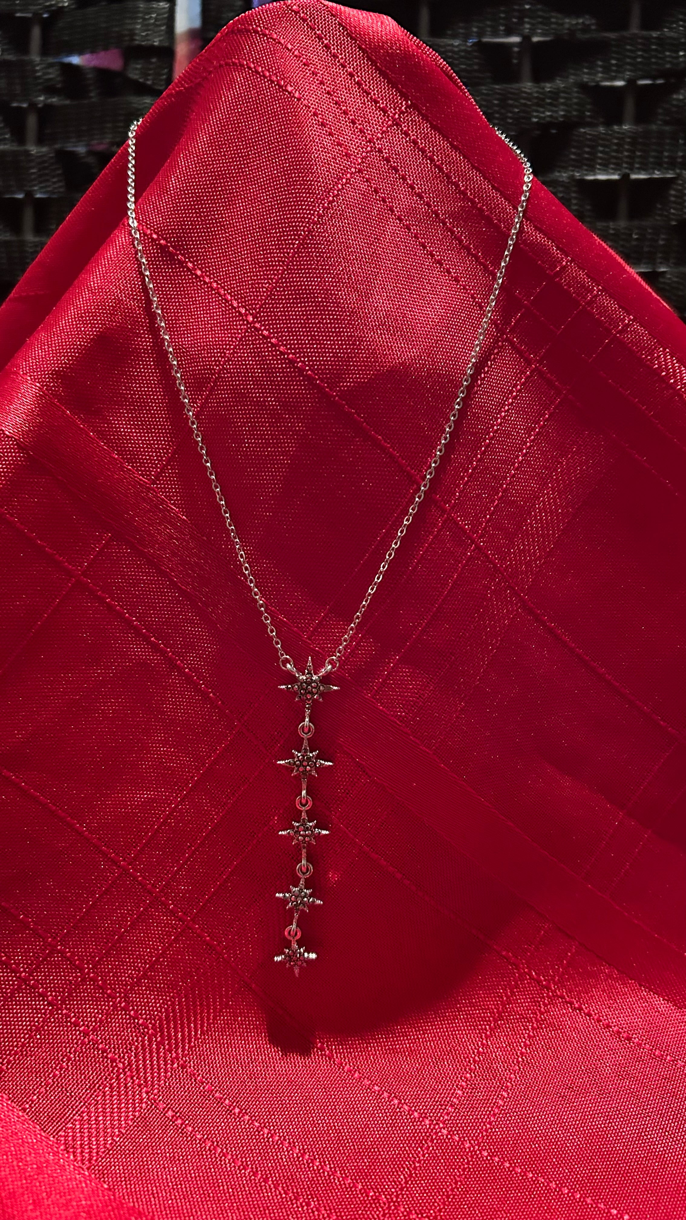 celestial-themed Y-chain necklace