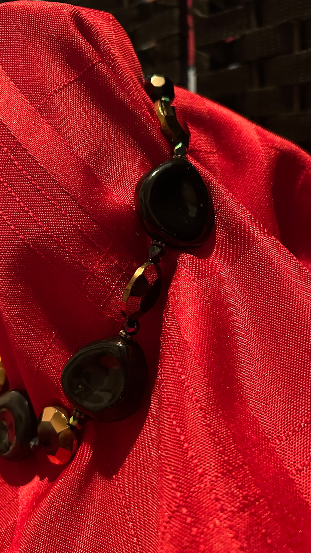 beaded statement piece