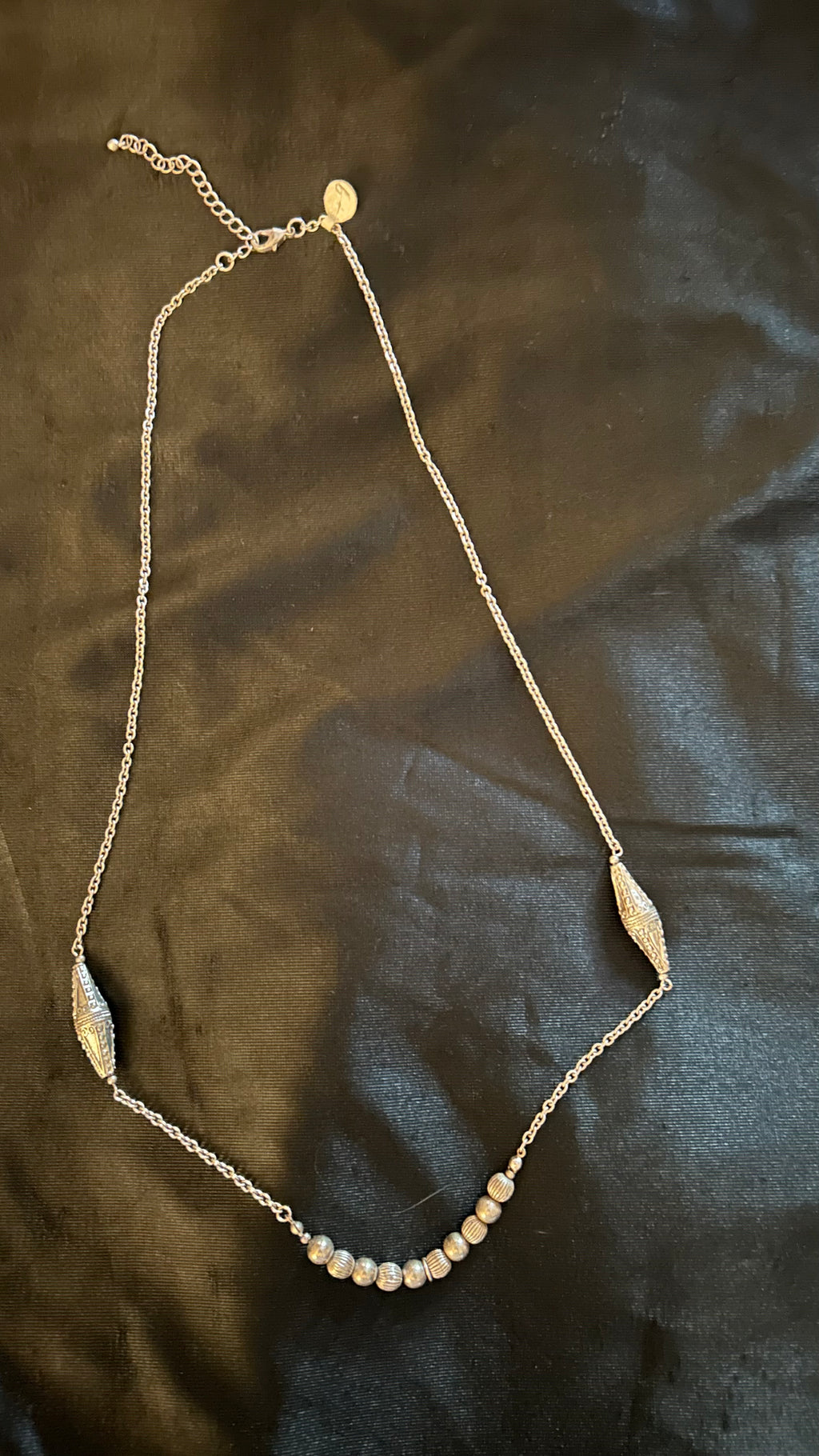 Silver tone chain