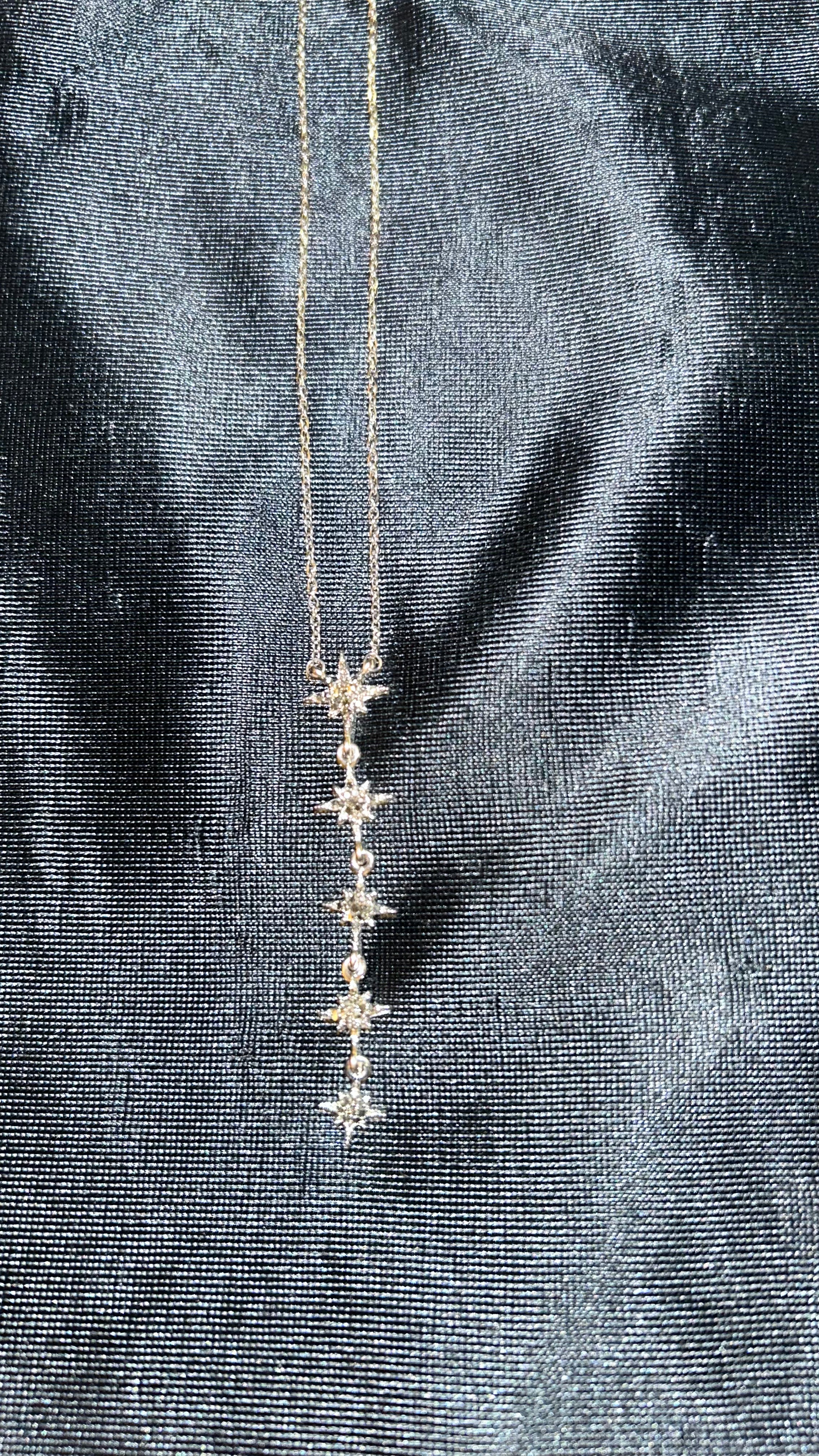 celestial-themed Y-chain necklace