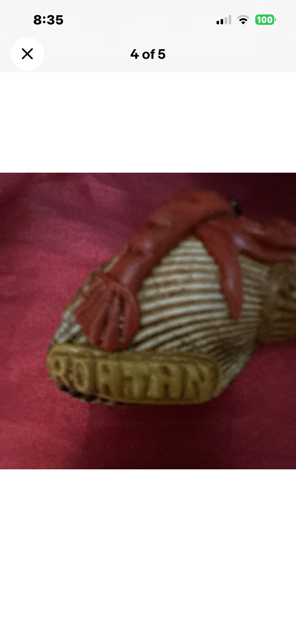 Lobster Shell Keychain Keyring, Animal Theme, Brown & Red,
Modern